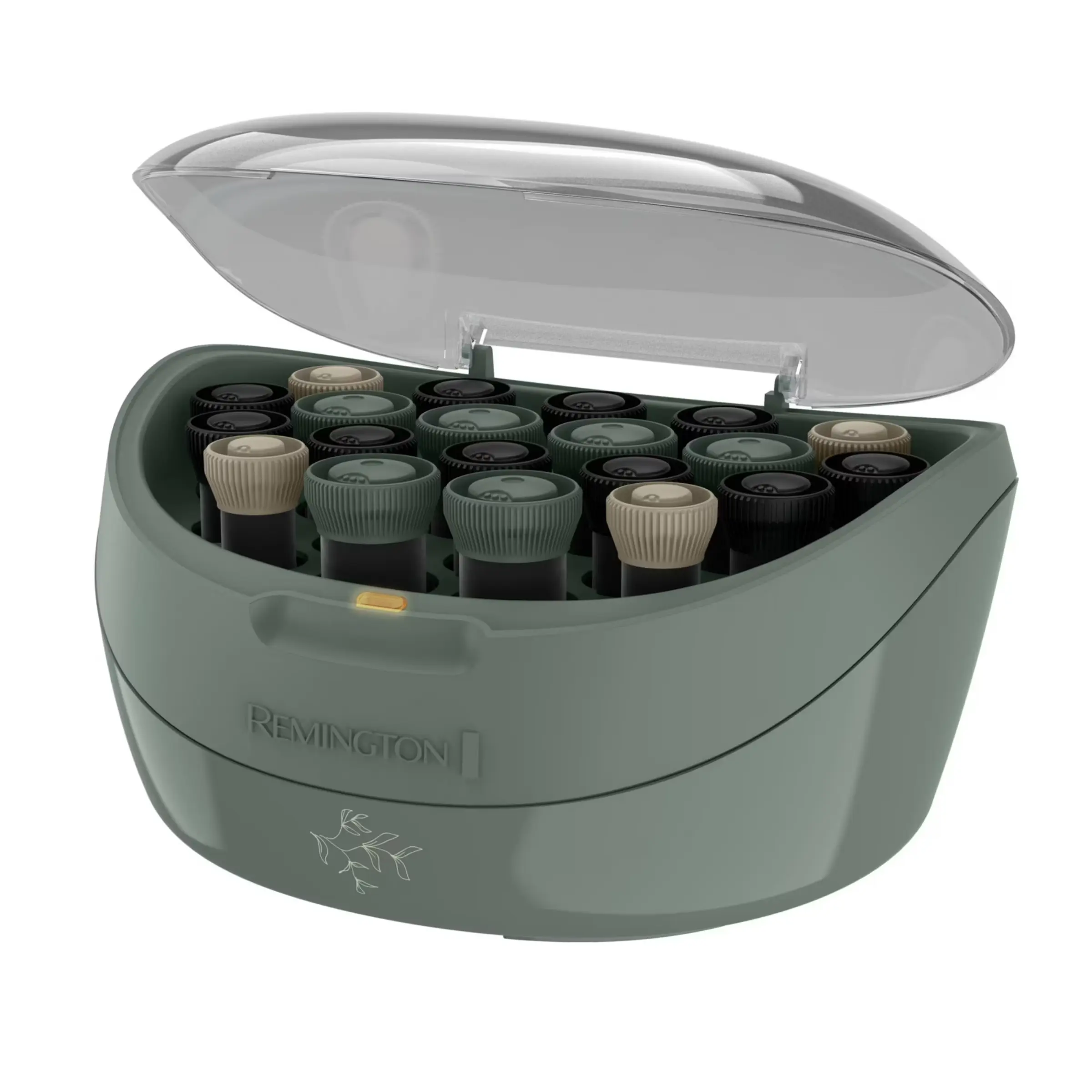 Remington Botanicals Ceramic Roller Hair Setter - 20-Piece, Ionic Conditioning, Storage-Compatible (Beauty & Personal Care Curlers & Straighteners Appliance)