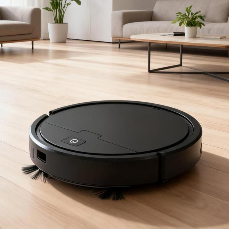 Mini NARobotic Floor Cleaner Robot - USB Rechargeable Automatic Sweeping & Mopping Robot, Effortless Cleaning for Hard-to-Reach Areas, Dry & Wet Mop for Hardwood Tile Laminate Floors