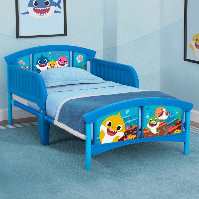 Baby Shark Plastic Toddler Bed