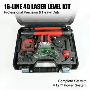 Milwaukee 16-Line Laser Level self-leveling horizontal Multi-Function Electrician Tool Set