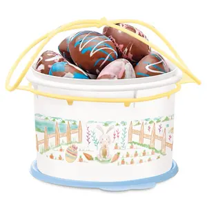 Easter Bucket with Handle & Lid