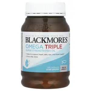 Blackmores Omega Triple, Super Strength Fish Oil, 900 mg, 150 Capsules