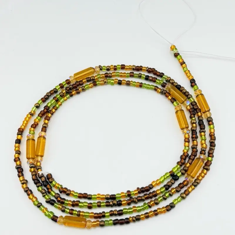 Melanin Glow- Traditional Tie on Waistbead