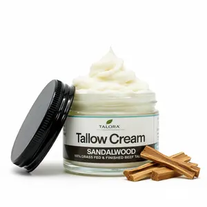 TALORA Tallow Cream: Sandalwood (2 oz)