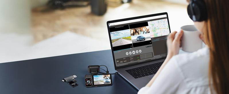 REDTIGER F17 4K 3-Channel Dash Cam with 5GHz WiFi GPS, 64GB Card, 2160P+1080P+1080P Cameras, IR Night Vision, Parking Mode, Fathers Day Gift