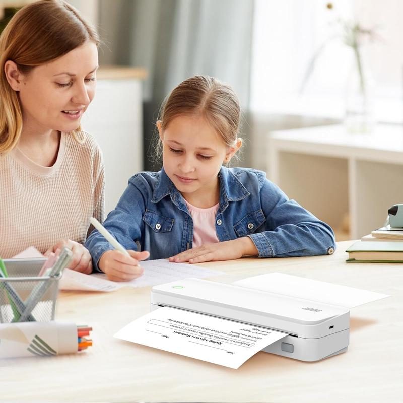 JADENS US Letter Size 8.5''×11'' Quick-Dry Folded Thermal Paper, 200 Sheets, Multipurpose Thermal Paper for Office, Contract