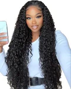 【26inch only 79】Half Wig Human Hair Deep Wave 200% Density 3 in 1 Half Wigs for Women, Invisible Hairline Loose Curly Glueless Wear & Go Beginner Friendly Drawstring Seamless Flip Headband Wigglueless wig wigs for beginners  hd frontal wig