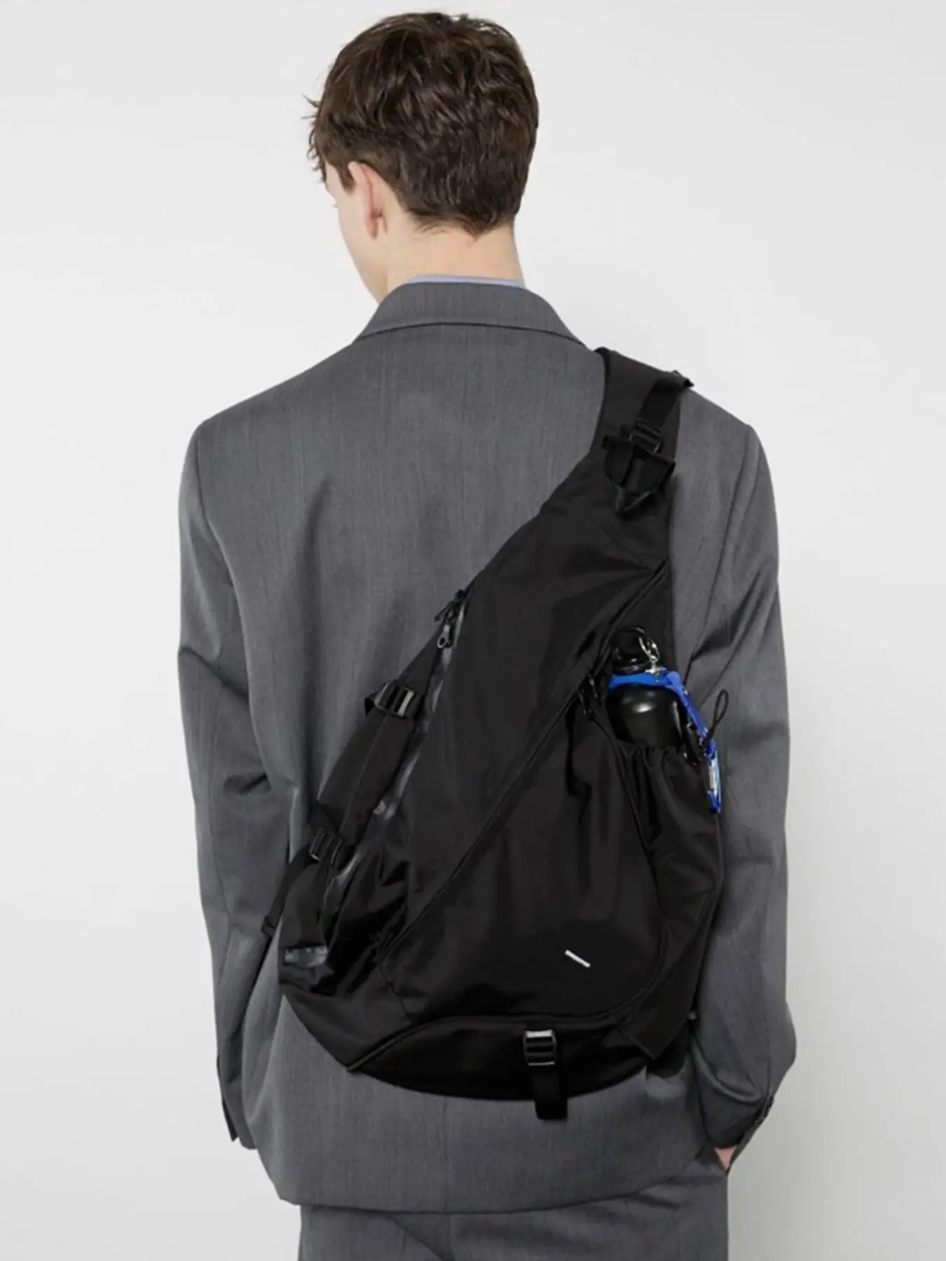 HGUL+BAG Large Capacity Men's Chest Bag, Casual Hiphop Travel Crossbody Bag, Nylon Storage Shoulder Bag, Waist Pack, College Shoulder Bag, Outdoor Hiking Large Capacity Casual Gift, Stylish Crossbody Bag, Versatile Shoulder Bag, Casual Crossbody Bags