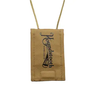 Houndstooth Mouth Call Pouch - Coyote Tan (Solid Color)