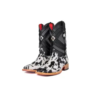 Cowhide Red Bottom | Men's Square Toe