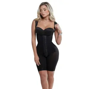 Shapewear FJ005RA Powernet High Compression Mid-Thigh Girdle with Adjustable Straps for Daily Use and Special Occasions - Fit