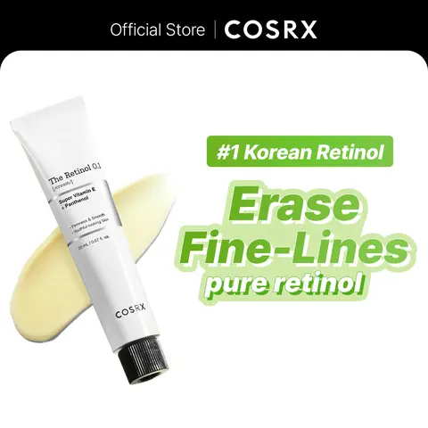 [COSRX Official] The Retinol 0.1 Cream (20ml) | BEGINNER-FRIENDLY RETINOL FOR IRRITANT-FREE WRINKLE CARE,   EYE WRINKLES