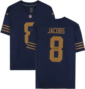 Josh Jacobs Green Bay Packers Autographed Nike 1923 Throwback Navy Vapor Fuse Limited Jersey - Fanatics Authentic Certified
