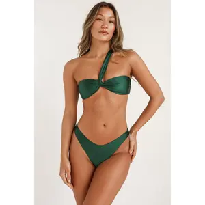 Frankie Asymmetrical Bandeau Bikini Top