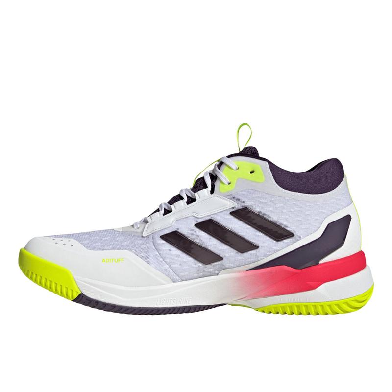 adidas Mens Crazyflight 6 Mid Indoor Volleyball Sneakers Shoes - White