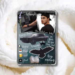 Raven Dom Inspired Kindle Insert for Clear Case, Dark Romance E-Reader Decor, Bookish Gift, Kindle Paperwhite Accessory