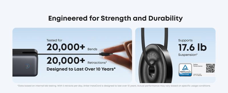 Anker Nano 10,000mAh Compact Power Bank with Retractable Cable and 45W Fast Charging, Travel-Ready and Pocket-Friendly, On-the-Go Charging for iPhone 17/16, iPad, Galaxy, Pixel, and More (Buy and Get Stickers)