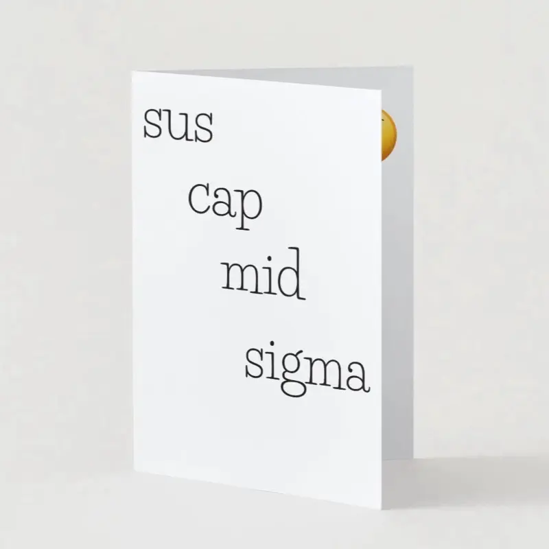 Gen Alpha Birthday Card