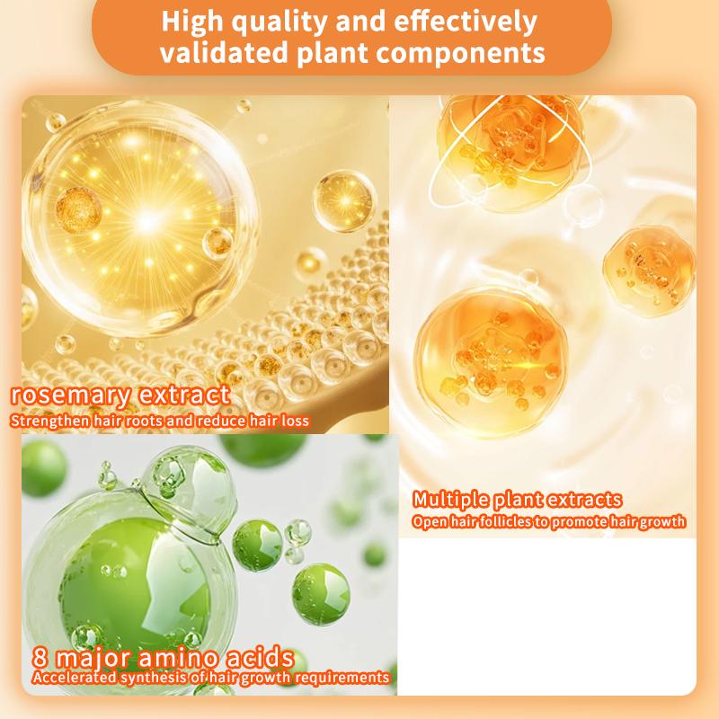 【Buy 1 Get 1 Free】BEKSF Anti-hair loss shampoo oil control anti-dandruff hair care rosemary repair reduce hair loss scalp cleansing conditioner 220ML Moisture Haircare Cleanser Hydrate Moisturizer Hydrating Moisturizing-3