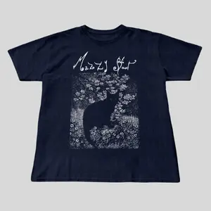 Mazzy Star Cat Shirt, 90s Alternative Rock, Hope Sandoval Tee, Mazzy Star fan gift Unisex T-Shirt, Music Gifts