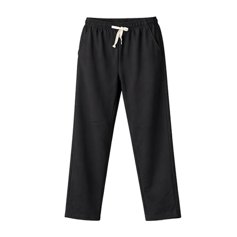 Classic unisex jogger pants three-piece set — regular fit suitable for all seasons; ideal for business casual, parties/vacations, and home leisure; solid-color straight-leg athletic joggers.