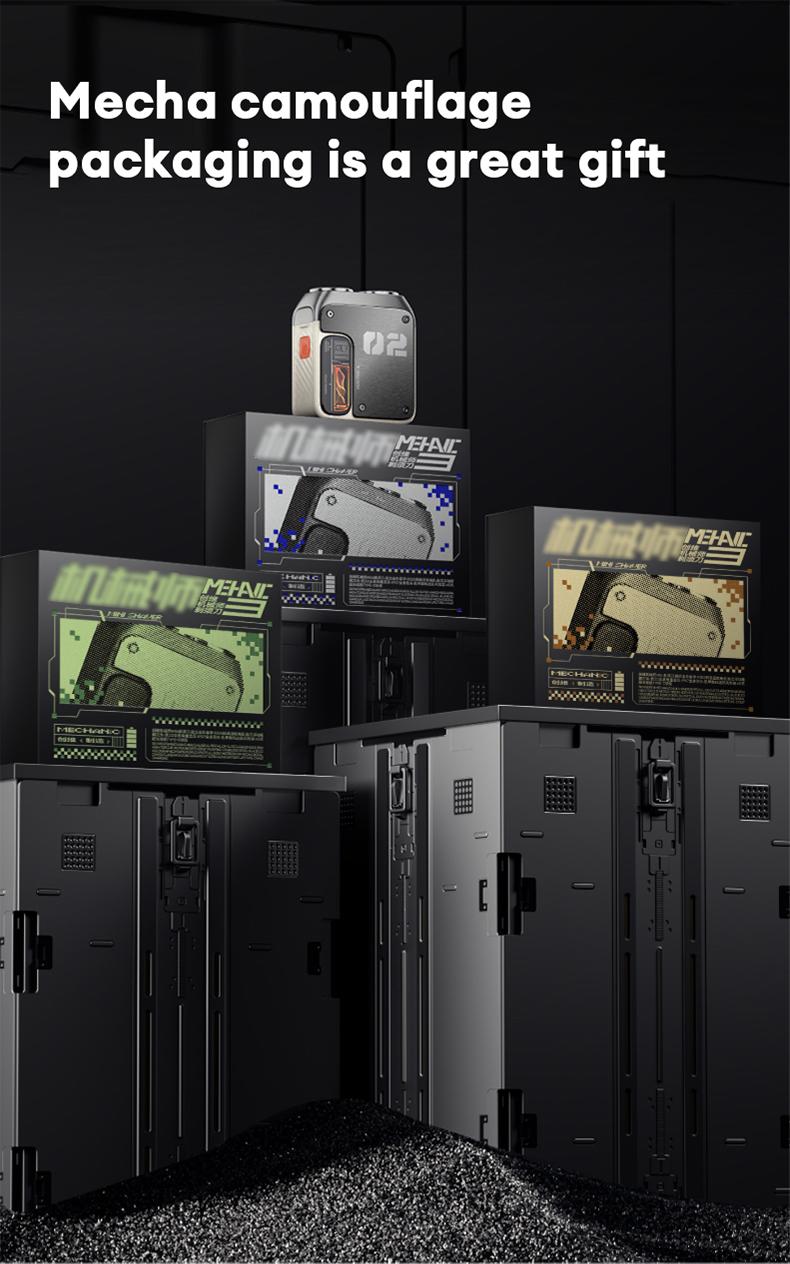 PAXA Mini Electric Shaver - Magnetic Dual Blades Curved Blade Mesh Waterproof Skin-Friendly Washable Rechargeable High-Speed Motor with Long-Lasting Battery Compact Portable Facial Matte Smooth Titanium