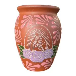 Clay Vase Jarro Virgen