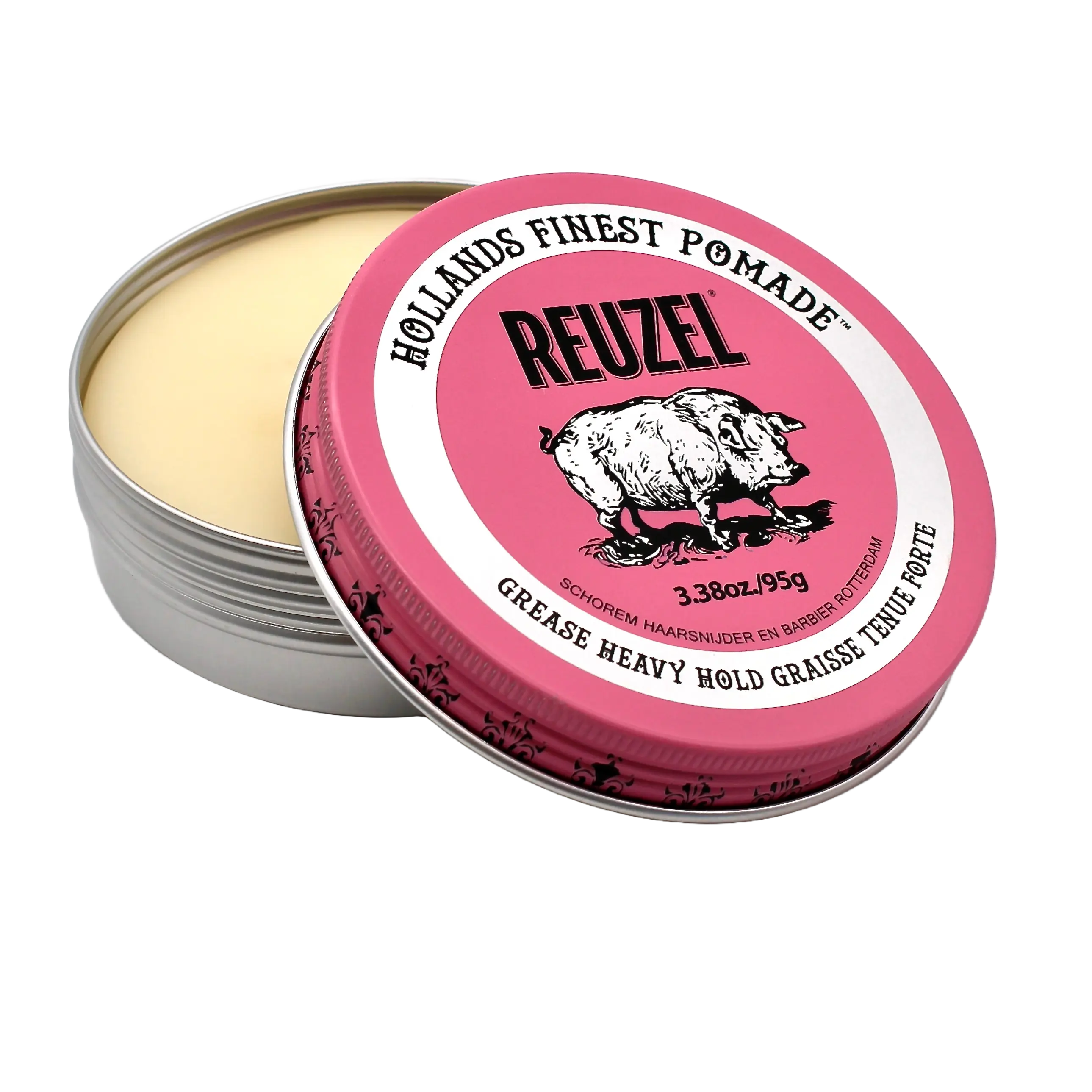 REUZEL Pink Grease Pomade Oil-Based Strong Hold