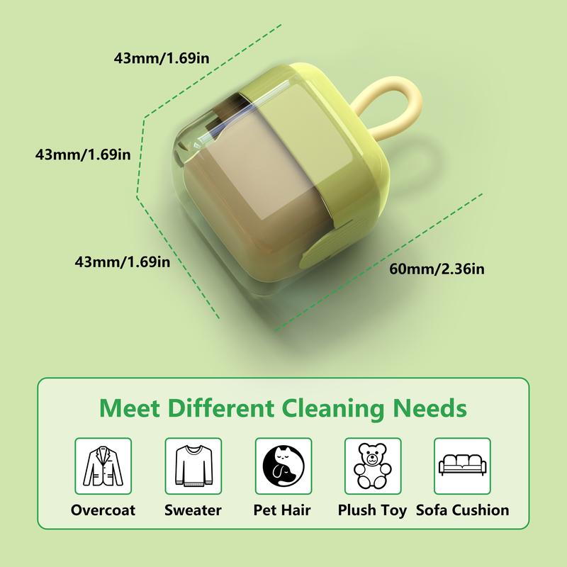 2-Pack Mini Lint Roller, Portable Pet Hair Remover Washable Sticky Roller Reusable Lint Remover for Clothes,Travel Household