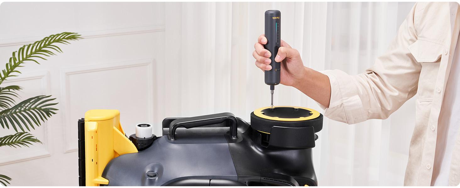 Fanttik S2 Pro Max Electric Screwdriver, Cordless Screwdriver Set, 7 Torque Settings, 0.5 to 6N.m, 16 Magnetic Bits, 1/4''Hex Shank, with 90° Angle Adapter, for Furniture, Household Repairs Fanttik S2 Pro Max Electric Screwdriver, Cordless Screwdriver Set, 7 Torque Settings, 0.5 to 6N.m, 16 Magnetic Bits, 1/4''Hex Shank, with 90° Angle Adapter, for Furniture, Household Repairs