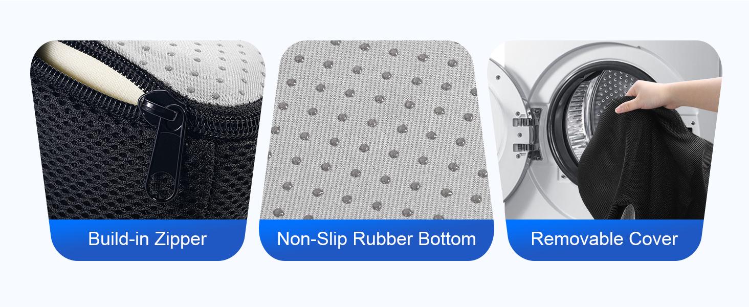 Seat Cushion for Office Chair & Car | Memory Foam Sciatica & Tailbone Pain Relief | Non-Slip Ergonomic Support Pillow | Thick Comfortable Cushion, Gift Idea