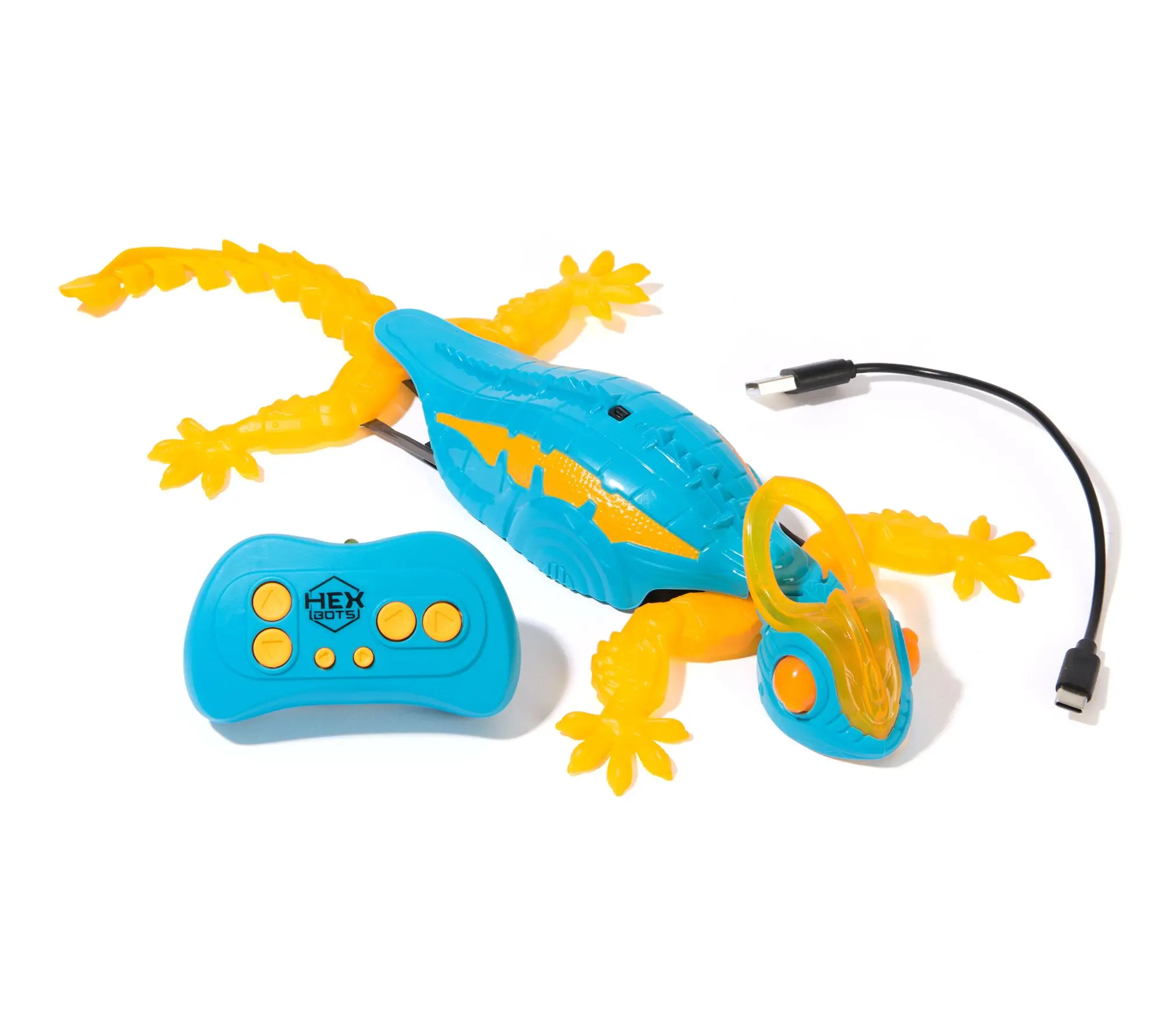 Hex Bots RC Wall and Floor Crawling Glowing Chameleon