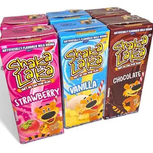 1 pack of 6 units of Shakalaka: 2 strawberry 2 vanilla 2 chocolate. 200 ml C/u