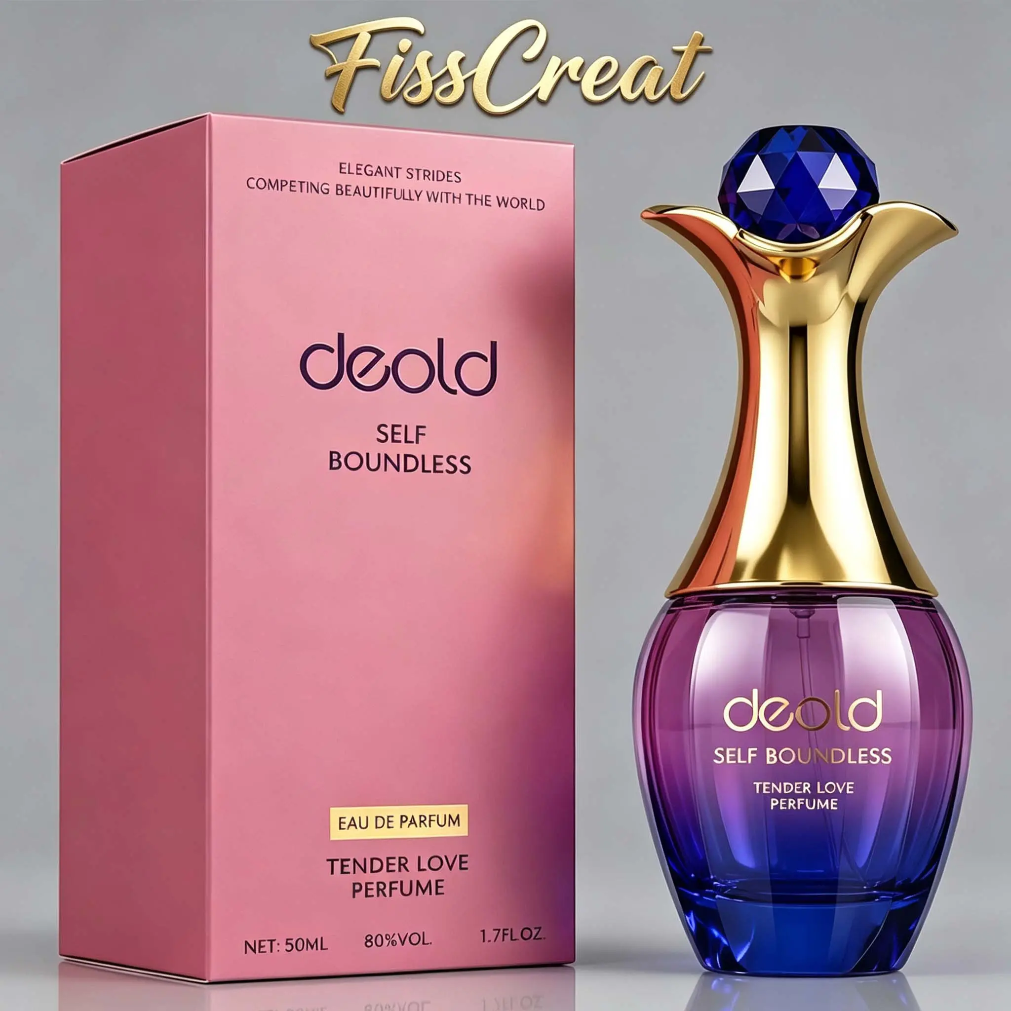 Women's Luxury Long Lasting Eau de Parfum, Vanilla White Musk Cedar Bergamot Orange Blossom Tuberose Iris Floral Scent, Deold Self Boundless Tender Love 1.7 FL.OZ Elegant Romantic Fragrance Gift for Her Daily Date Wear