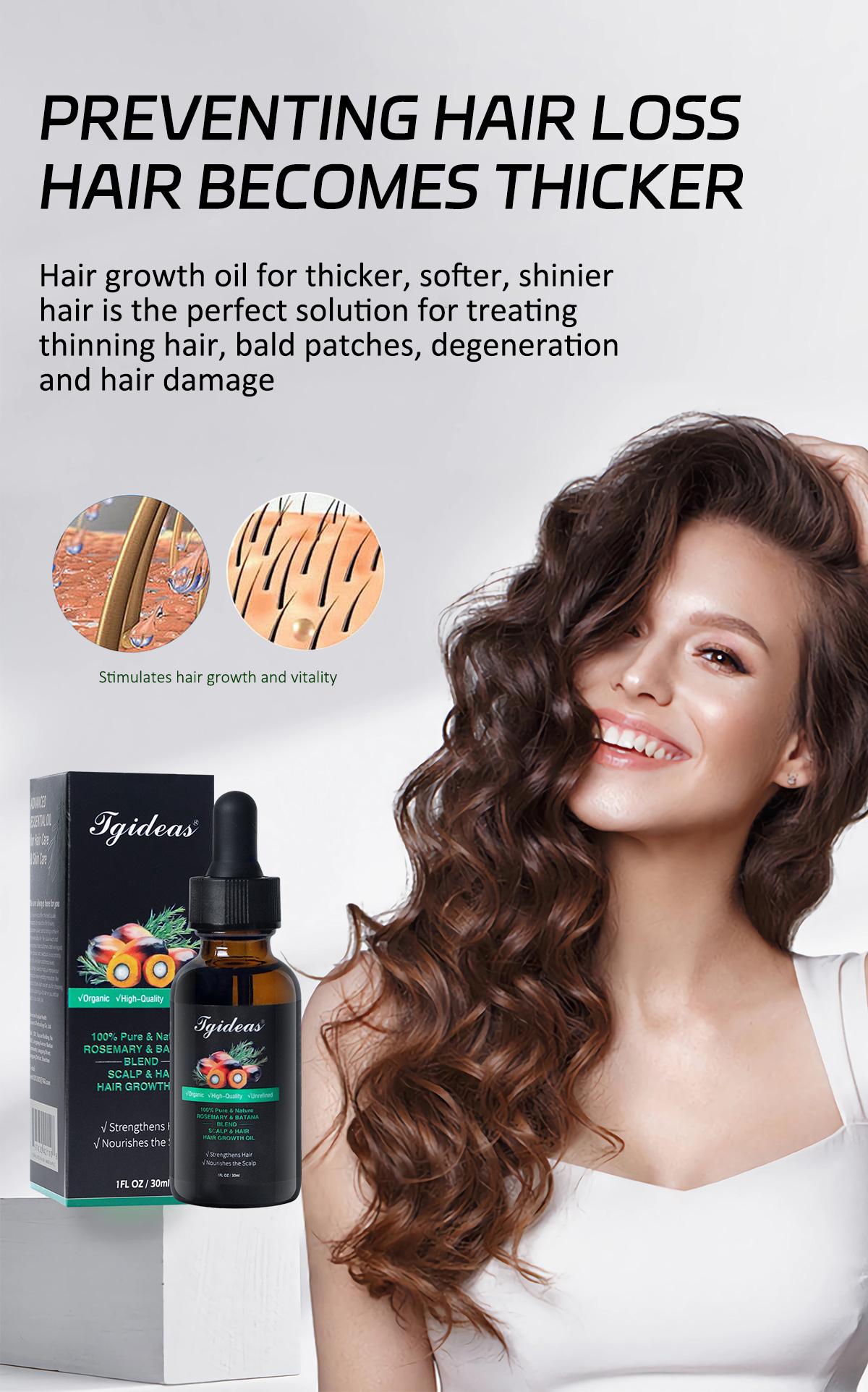 Tgideas Ultimate Hair Care Kit Batana Oil with Jojoba & Argan Oil + Rosemary Hydrolyzed Keratin Shampoo - Nourishes, Repairs - Volumizes for Healthy