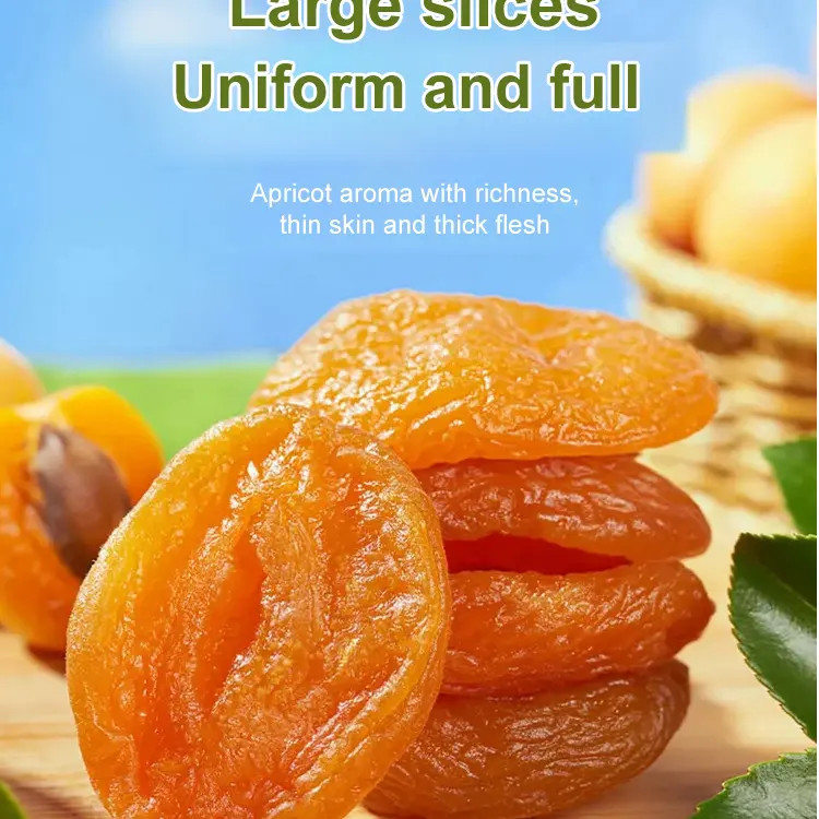Dried Apricots Edible Cake Decorations Nutrient-Rich High-Quality Fruit Toppers, Beautifully Presented for Holiday Party & Birthday Party Decor, Natural Healthy Dessert Toppings
