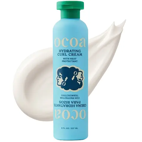 OCOA Hydrating Curl Cream Nourishing Frizz Control Curl Cream for Wavy and Curly Hair Sunflower Ginseng Rosemary Made with natural Fragrance Haircare