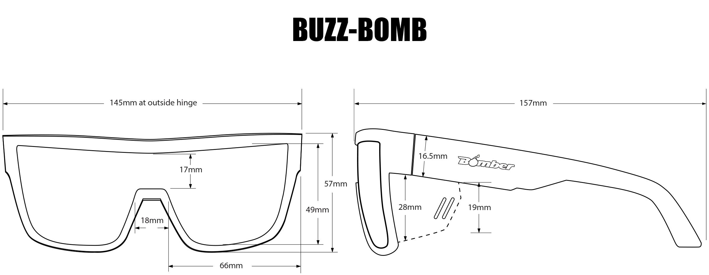 Bomber Tortoise Collection ANSI Z87+ Safety Sunglasses - Unisex Bomb Rippa, Buzz Bomb & Clutch Bomb - Limited Edition with Polarized Safety Lenses and Removable Side Shields