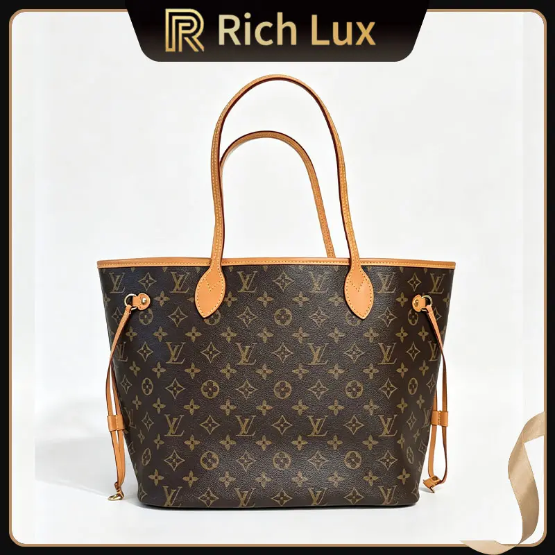 Pre-owned Louis Vuitton Neverfull MM Monogram Tote Shoulder Bag