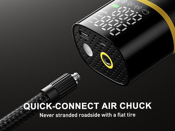 AUXITO A502 Tire Inflator Portable Air Compressor - Air Pump for Car Tires 25000mAh Portable Tire Inflator for Car Bike Motorcycle with Tire Pressure Gauge & LED Light, Car Accessories AUXITO A502 Tire Inflator Portable Air Compressor - Air Pump for Car Tires 25000mAh Portable Tire Inflator for Car Bike Motorcycle with Tire Pressure Gauge & LED Light, Car Accessories