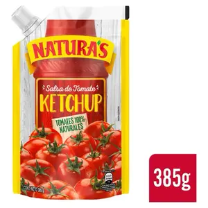 2 Salsa de tomate Ketchup Naturas 385g