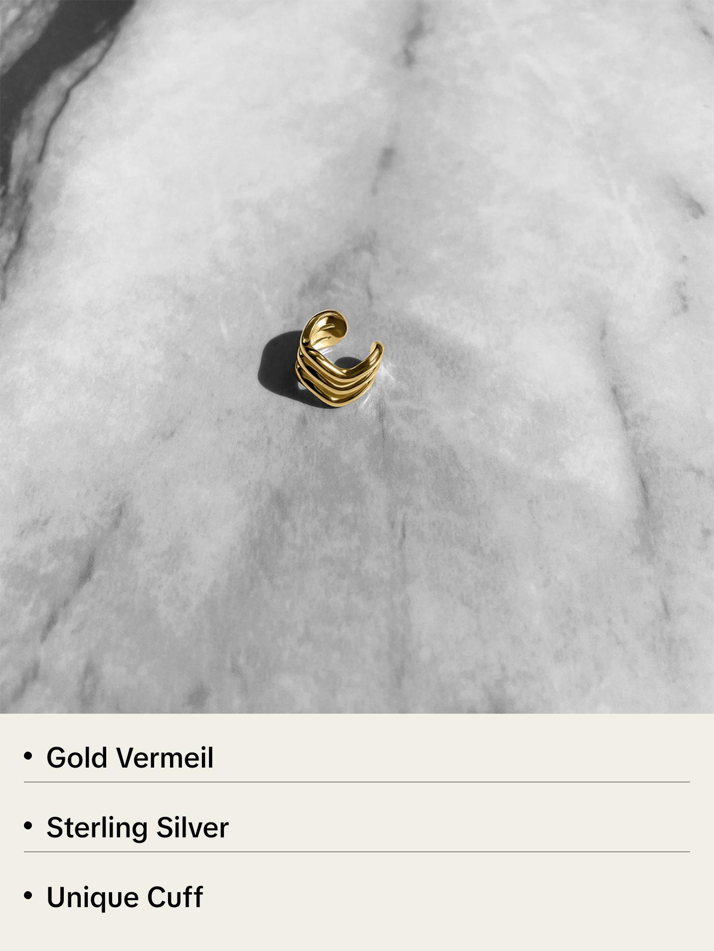 Layla Cuff | Gold Vermeil