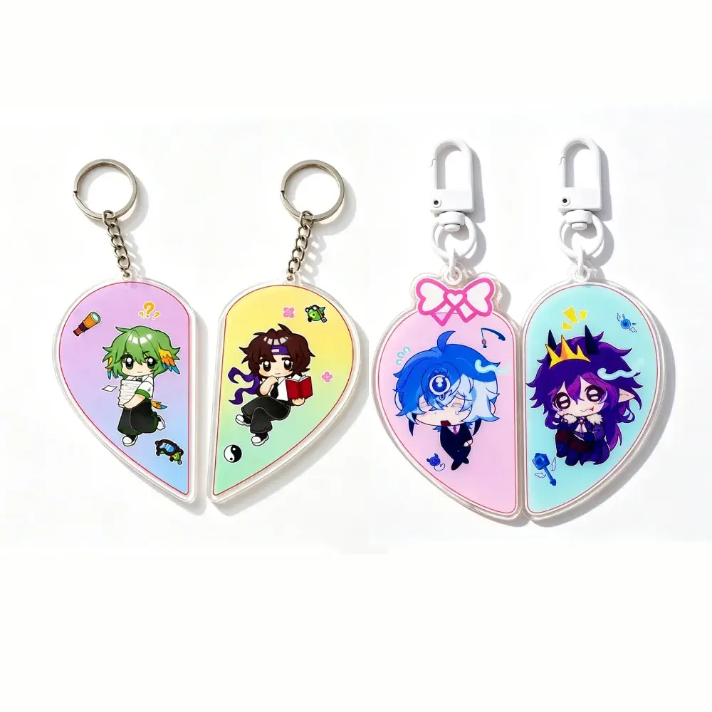 Unstable Universe Odyssey Duo Acrylic Keychain, ParrotX2, Wemmbu & Eggchan Backpack Charm, Fan Gift