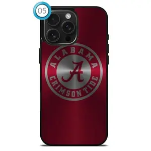 ALABAMA Football Phone Case Design #5 for iPhone 11 12 13 14 15 16 17 Pro Max/Plus/Air Game Day| Roll Tide Dixieland Delight Student Section| Bama Fan Gift Sorority Rush