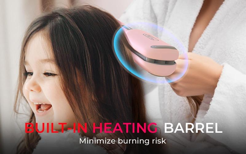 TYMO ROVY COMPACT Hair Waver Crimper, Hair Curler & Curling Irons, Hair Styling Tool With Negative Ionic Technology For Smooth Waves, Wavy Comfort, Hollywood Waves,Negative Ion,Beach Waver,Cash Kate Curling Iron