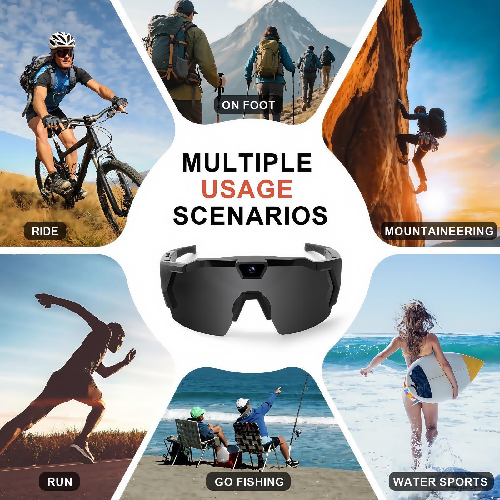 [2026] AI smart sunglasses, outdoor sports recorder!
