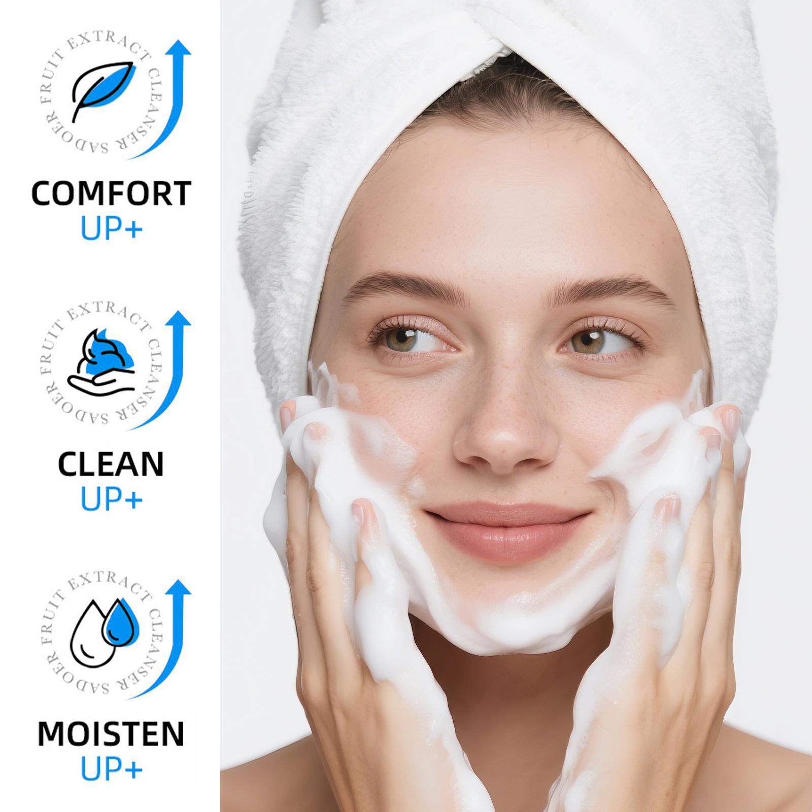 B5 Facial Cleanser with B5 Face Cream: gentle cleansing without tightness, deep hydration and soothing, long-lasting moisturization for soft, smooth and healthy skin.
