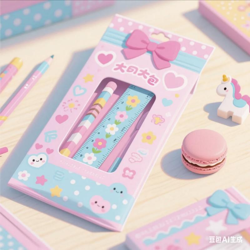 Commodity Box with Wallet Hair Tie ClawClips Hair Clip Necklace Earrings Press On NailHair Drying Cap Bracelets and Notebook