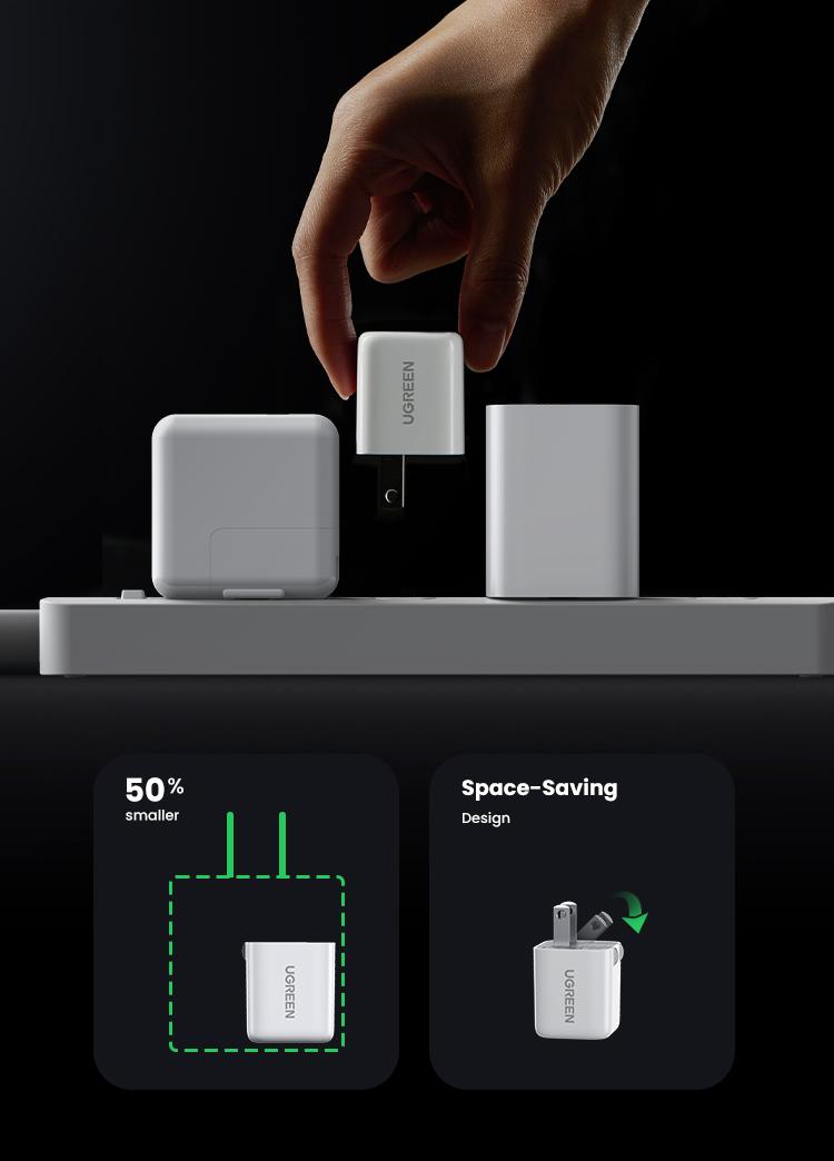 UGREEN PD20W USB C Charger Block , Fast Charging Block, Type C Wall Charger, Compatible with Apple iPhone 17/16/15/14/13, Galaxy S25, Google Pixel 9, iPad omg, TikTokShopHolidayHaul