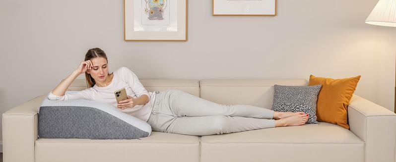 Wedge Pillow, Body Pillow for Sleep Apnea, Neck Pain Relief, Post Surgery, Sleeping Comfort, Acid Reflux, Heartburn, Back Pain Relief and Snoring